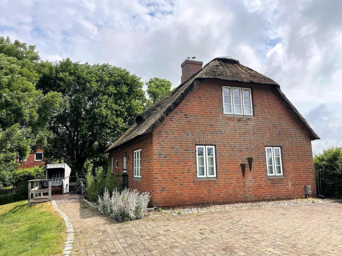 Das Puppenhaus, Reetdach, Sauna, Kamin, Eingezaeunt, Badewanne, Haustiere Willkommen Emmelsbüll-Horsbüll Exterior foto