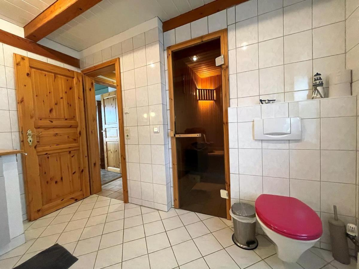 Das Puppenhaus, Reetdach, Sauna, Kamin, Eingezaeunt, Badewanne, Haustiere Willkommen Emmelsbüll-Horsbüll Exterior foto